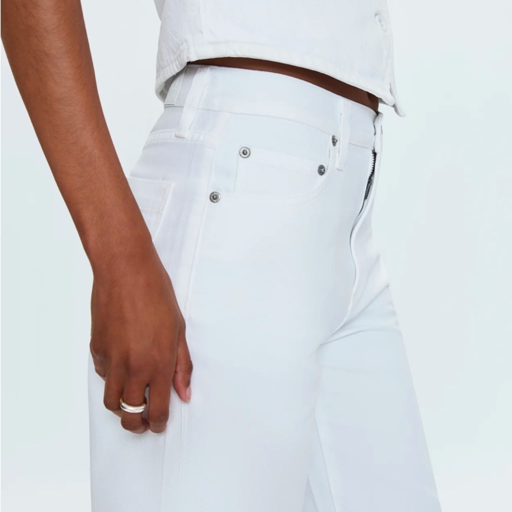 Pistola White denim wide leg Jayden